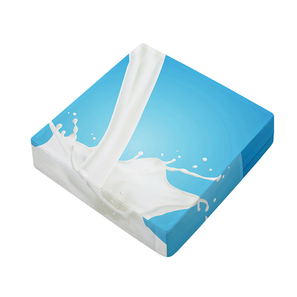 Milk Splash Print Outdoor Seat Cushion Cover