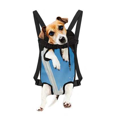 Milk Splash Print Pet Carrier Backpack