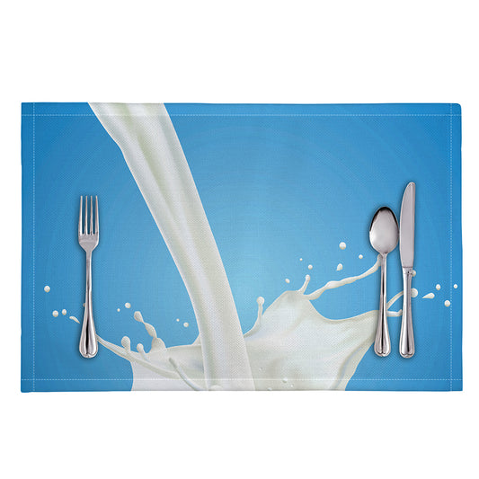 Milk Splash Print Placemat