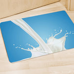 Milk Splash Print Polyester Doormat
