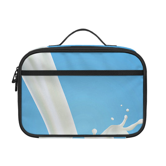 Milk Splash Print Portable Lunch Bag