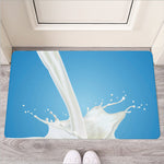 Milk Splash Print Rubber Doormat