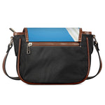 Milk Splash Print Saddle Bag