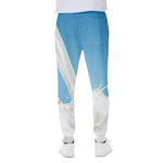 Milk Splash Print Scuba Joggers