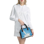 Milk Splash Print Shoulder Handbag
