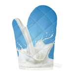 Milk Splash Print Single Oven Mitt