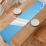 Milk Splash Print Table Runner