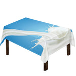 Milk Splash Print Tablecloth