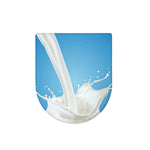 Milk Splash Print Toilet Lid Cover