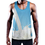 Milk Splash Print Training Tank Top