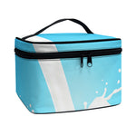 Milk Splash Print Travel Makeup Bag