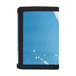 Milk Splash Print Trifold Wallet