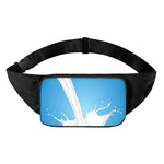 Milk Splash Print Waist Bag