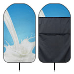 Milk Splash Print Waterproof Car Seat Cover