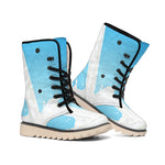 Milk Splash Print Winter Boots