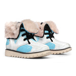 Milk Splash Print Winter Boots