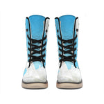 Milk Splash Print Winter Boots