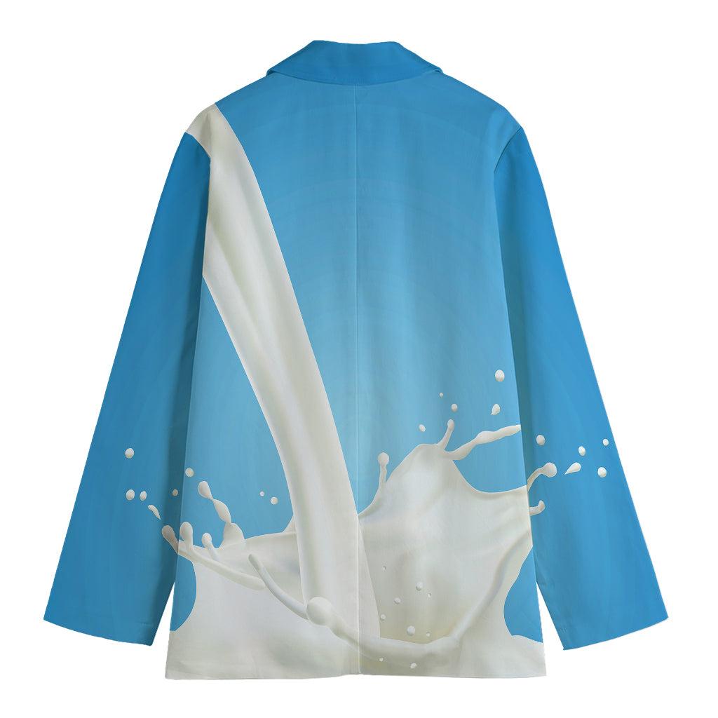 Milk Splash Print Women's Blazer