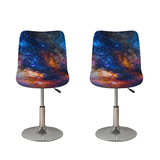 Milky Way Universe Galaxy Space Print Bar Stool Covers