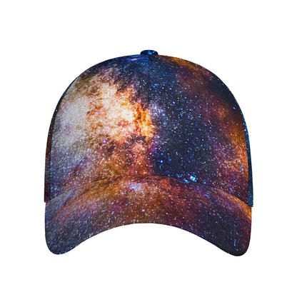 Milky Way Universe Galaxy Space Print Baseball Cap