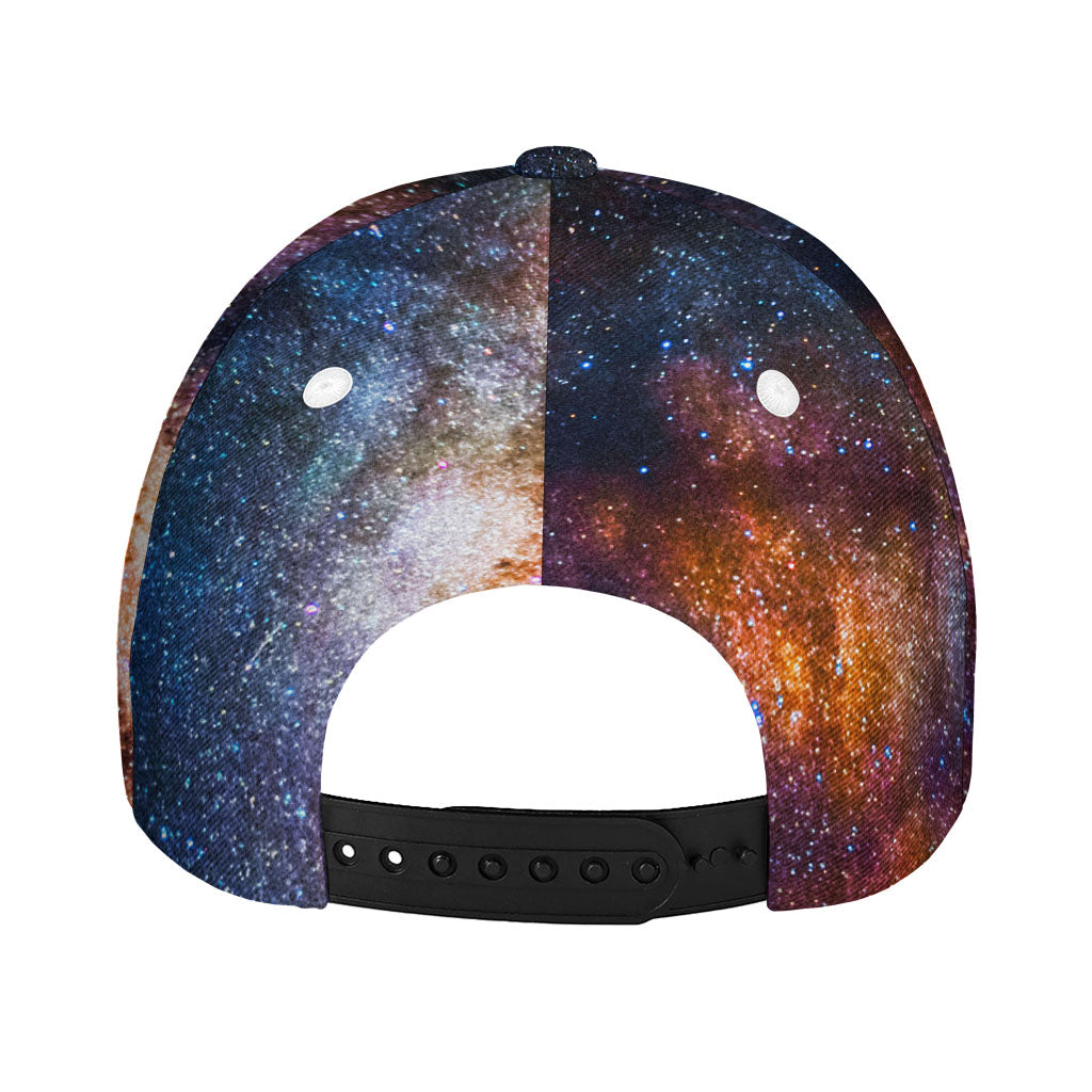 Milky Way Universe Galaxy Space Print Baseball Cap
