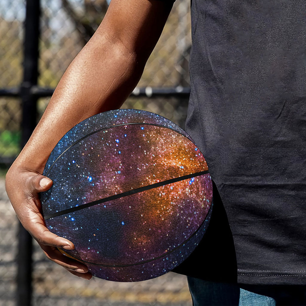 Milky Way Universe Galaxy Space Print Basketball