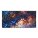 Milky Way Universe Galaxy Space Print Beach Towel