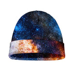 Milky Way Universe Galaxy Space Print Beanie