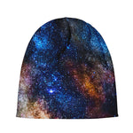 Milky Way Universe Galaxy Space Print Beanie