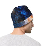 Milky Way Universe Galaxy Space Print Beanie