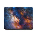 Milky Way Universe Galaxy Space Print Bifold Wallet