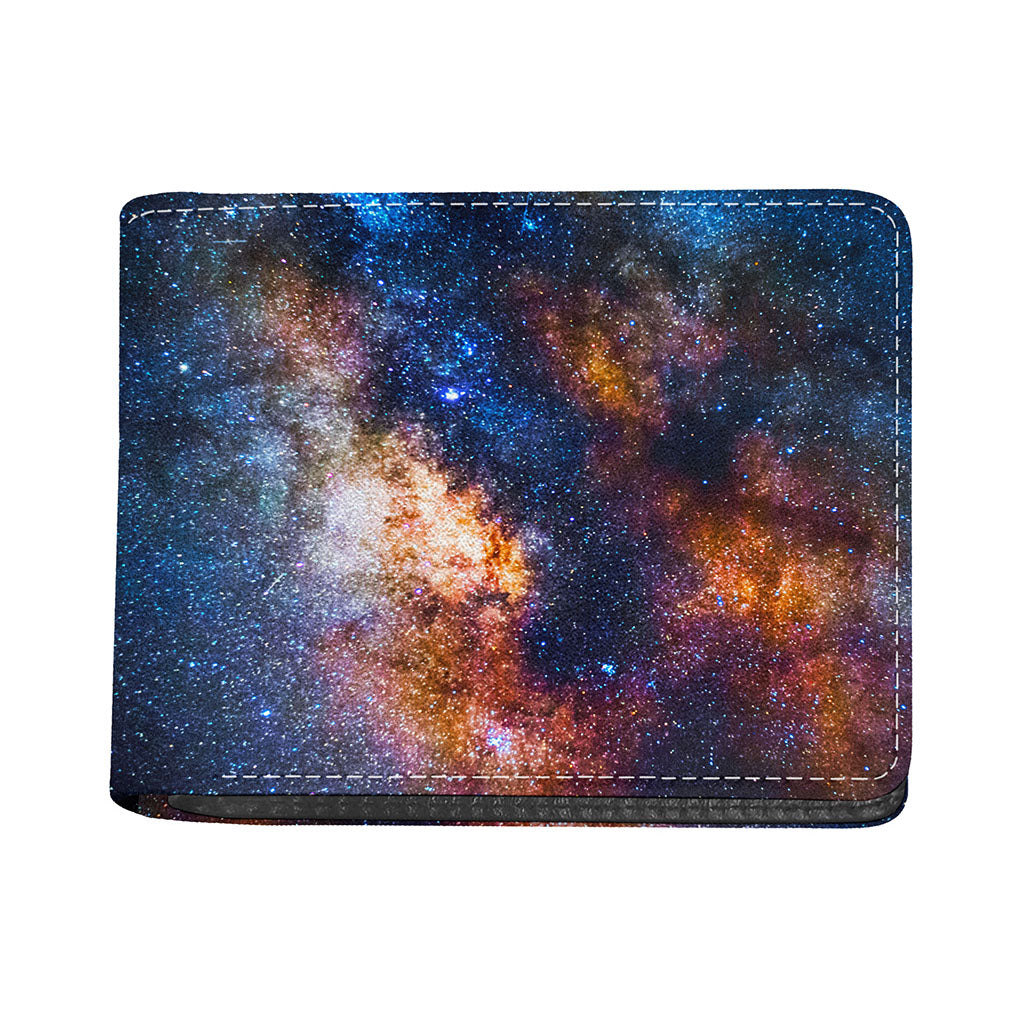 Milky Way Universe Galaxy Space Print Bifold Wallet