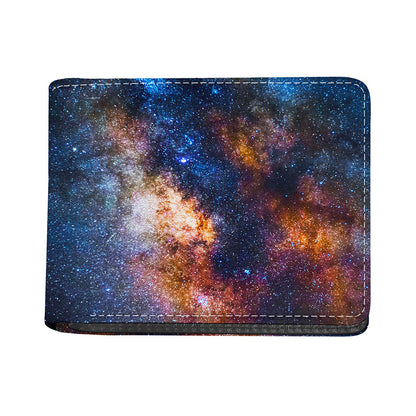 Milky Way Universe Galaxy Space Print Bifold Wallet
