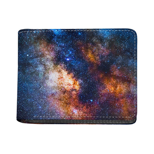 Milky Way Universe Galaxy Space Print Bifold Wallet