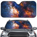 Milky Way Universe Galaxy Space Print Car Windshield Sun Shade
