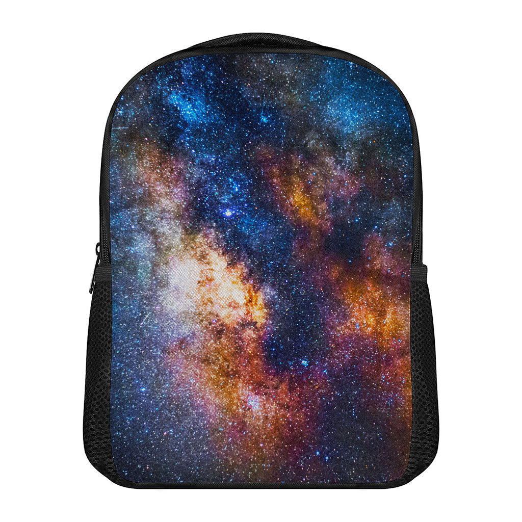 Milky Way Universe Galaxy Space Print Casual Backpack
