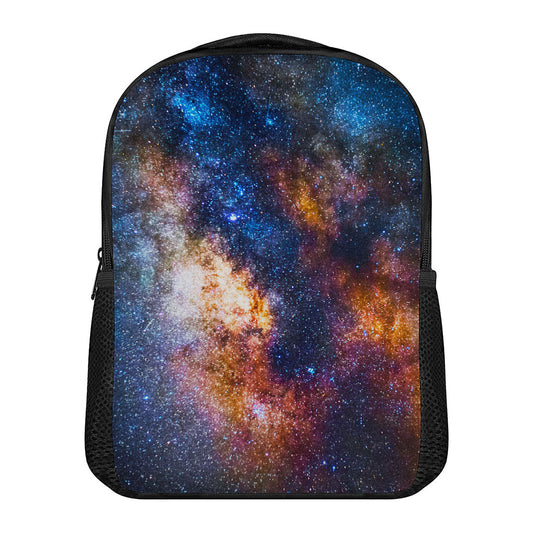 Milky Way Universe Galaxy Space Print Casual Backpack