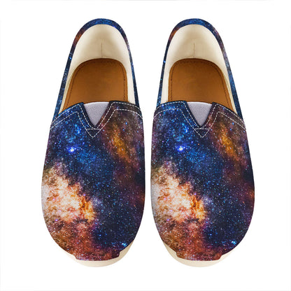 Milky Way Universe Galaxy Space Print Casual Shoes