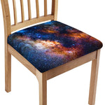 Milky Way Universe Galaxy Space Print Chair Cushion Cover