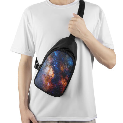 Milky Way Universe Galaxy Space Print Chest Bag