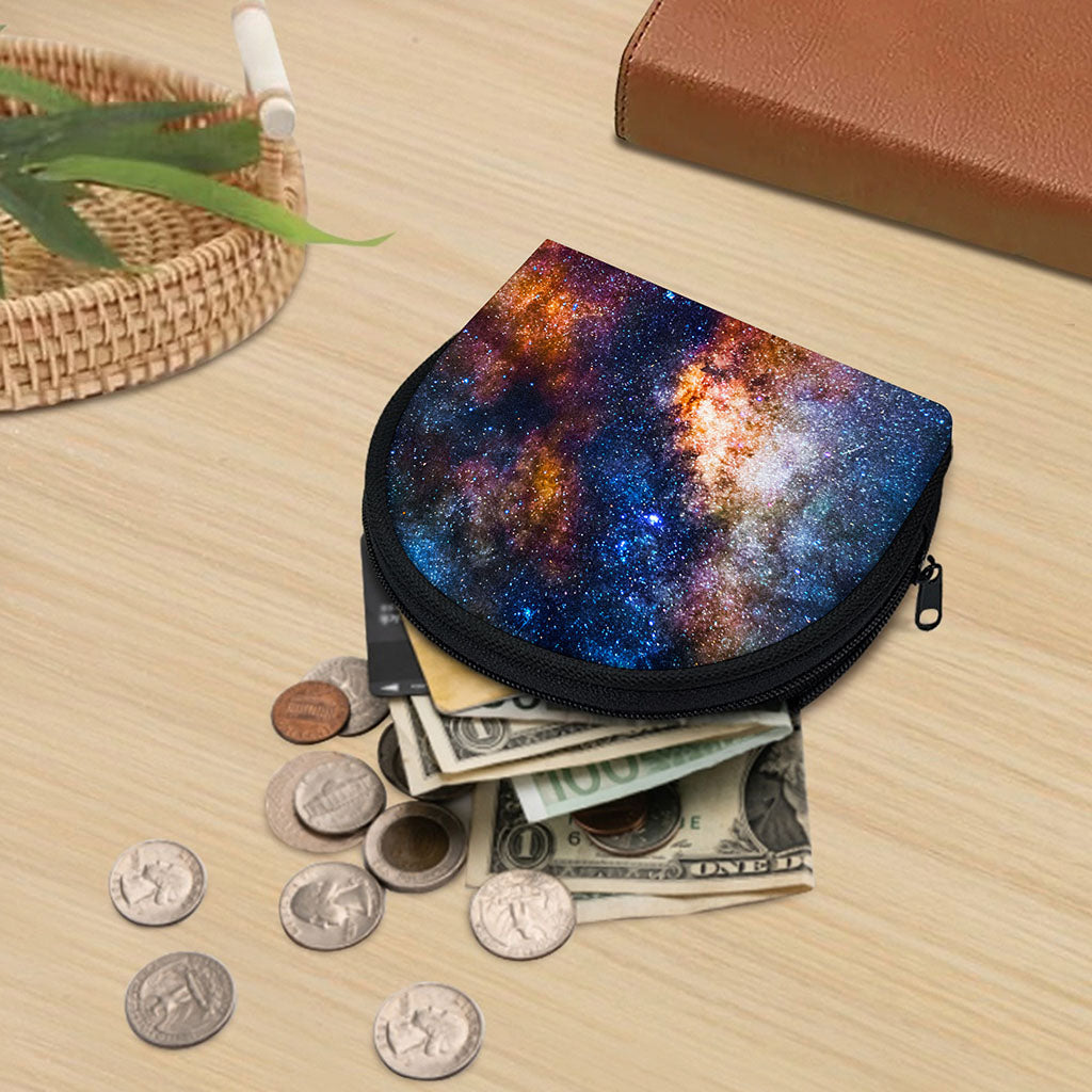 Milky Way Universe Galaxy Space Print Coin Purse