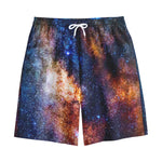 Milky Way Universe Galaxy Space Print Cotton Shorts