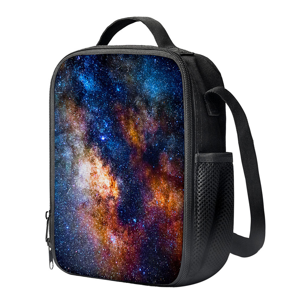 Milky Way Universe Galaxy Space Print Crossbody Lunch Bag