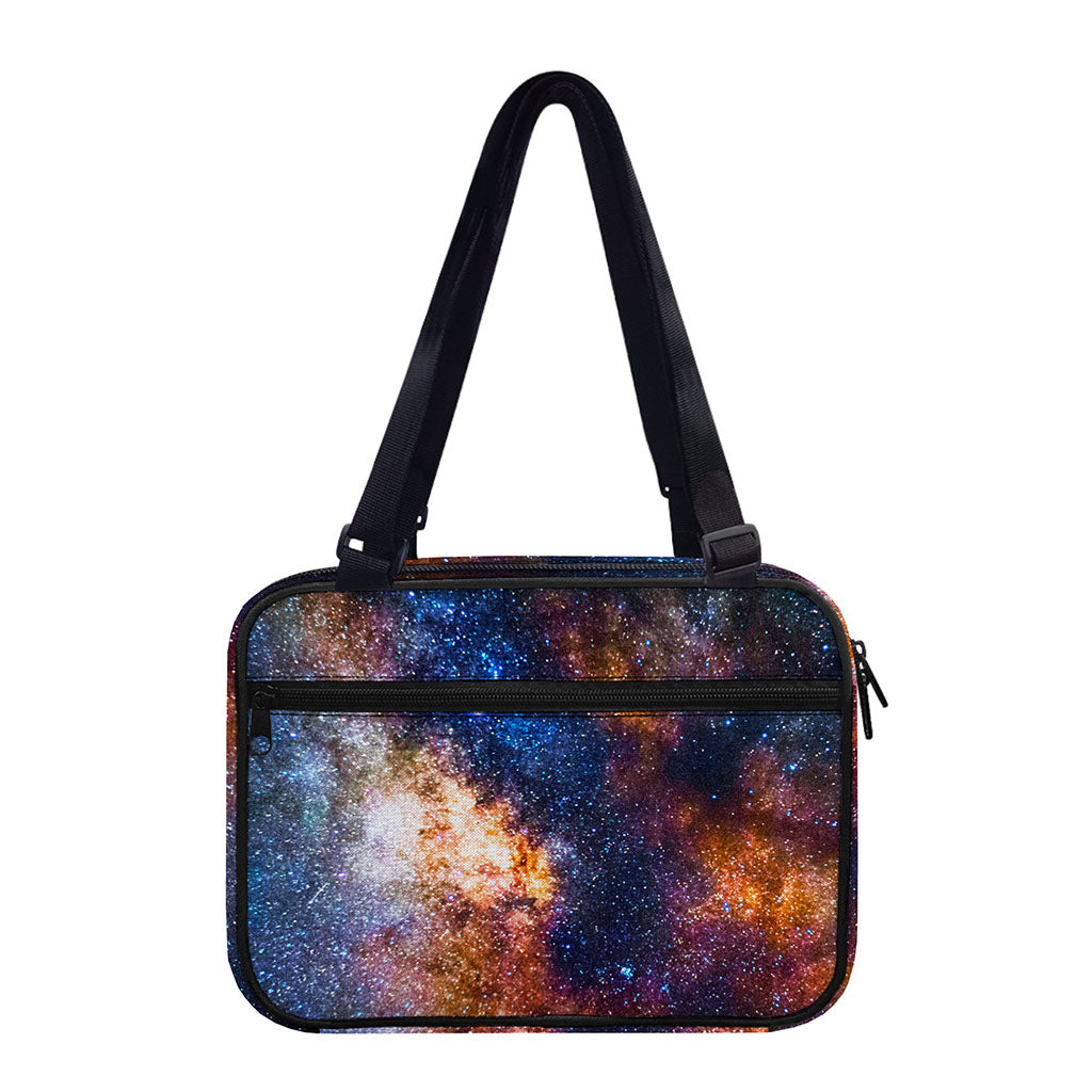 Milky Way Universe Galaxy Space Print Double Strap Bible Bag