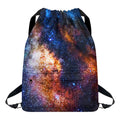 Milky Way Universe Galaxy Space Print Drawstring Backpack
