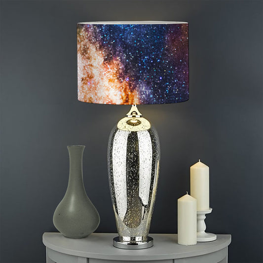 Milky Way Universe Galaxy Space Print Drum Lamp Shade