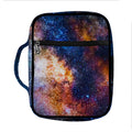 Milky Way Universe Galaxy Space Print Front Pocket Bible Bag