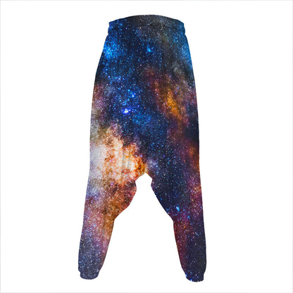 Milky Way Universe Galaxy Space Print Hammer Pants