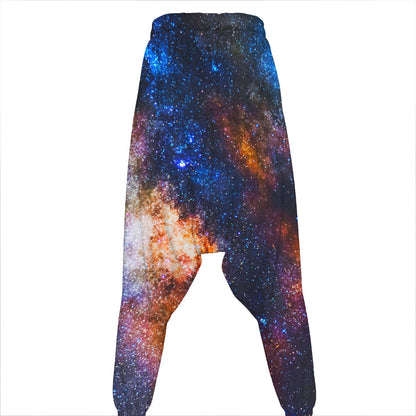 Milky Way Universe Galaxy Space Print Hammer Pants