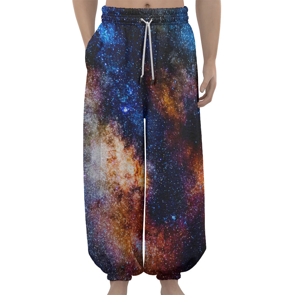 Milky Way Universe Galaxy Space Print Lantern Pants